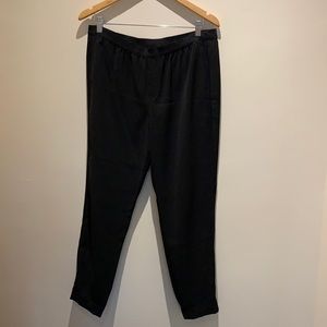 Tuxedo pant tapered elastic waist